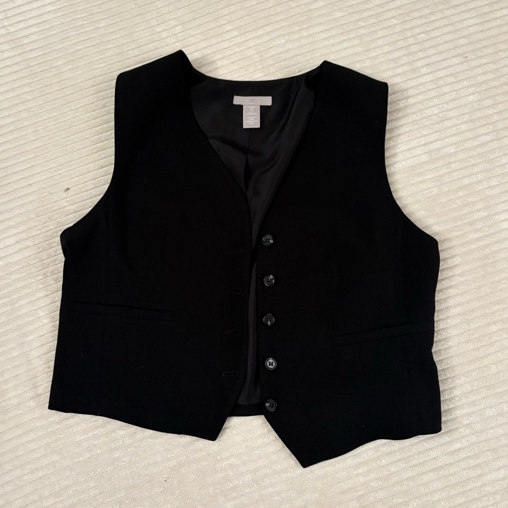 H&M Classic Black Vest